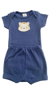 Conjunto azul gatinho