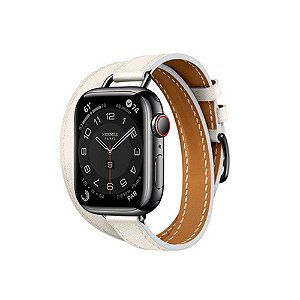 Apple Watch 7 Hermes Space Black Stainless Steel Case