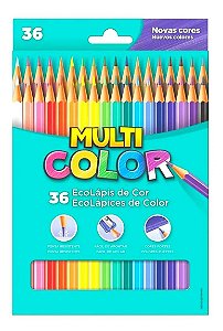 Lápis De Cor  Multicolor Caixa Com 24 Cores