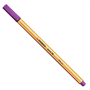 Caneta Fine Pen Stabilo 0.4mm - Roxa