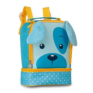 Lancheira Pet - Azul C/Amarelo