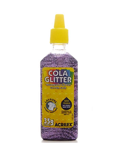 Cola Glitter  Roxa