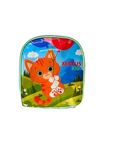Lancheira Térmica Infantil - Estampa Gatinho e Balões
