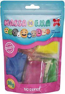 Massa de E.V.A para Modelagem - 10 Cores