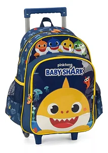 Bolsa com Rodinhas Baby Shark - Azul