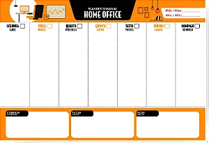 Planner Semanal Home Office