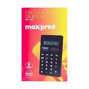 Mini Calculadora de Bolso MX-C92 - Maxprint