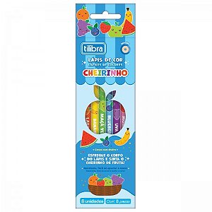 Lápis de Cor com Cheirinho de Fruta Tilibra