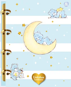 Caderno Fichário Colegial Ursinhos Carinhosos