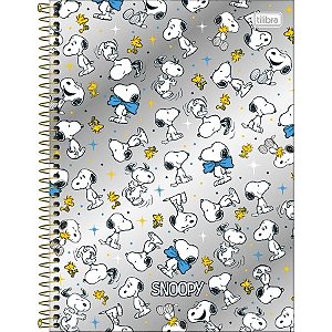 Caderno Universitário Snoopy Tilibra 1x1 (Modelos Sortidos)