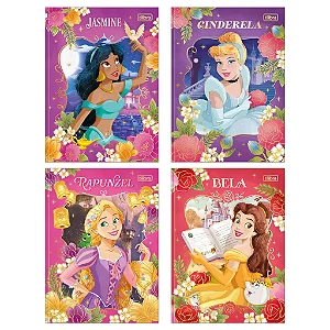 Cadernos Princesas Disney Tilibra – 80 Folhas
