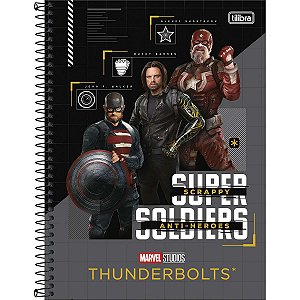 Caderno Espiral Thunderbolts – 10 Matérias | 160 Folhas