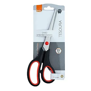 Tesoura BRW 21 cm com Cabo Emborrachado