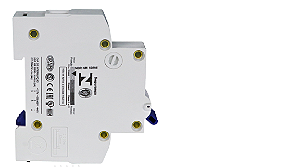 Disjuntor mini termomagnético, 20A, curva C, monopolar, MDW-C20, WEG. Cod. 10076421
