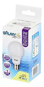 Lâmpada Smart Led Bulbo A60 9W RGB E-27 Bivolt, GALAXY LED. Cod 7100 -  AralleShop