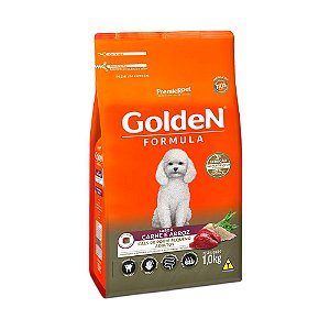 Ração Fórmula, Cão Adulto Carne e Arroz Minibits 1KG. GOLDEN. Cod. 3006089