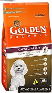 Ração Fórmula, Cão Adulto Carne e Arroz Minibits 3KG. GOLDEN. Cod. 3006090