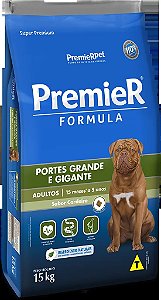 Ração Cães Adultos, Raças Grandes Cordeiro 15KG. PREMIER. Cod. 3000050