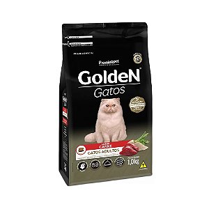 Ração Gato Adulto Carne 1 KG. GOLDEN. Cod. 3024020