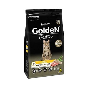 Ração Gato Adulto Frango 3 KG. GOLDEN. Cod. 3024002