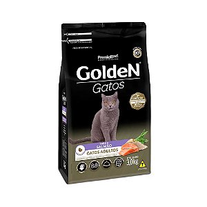 Ração Gato Adulto Salmão 3 KG. GOLDEN. Cod. 3024005
