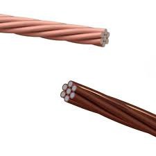 Fio Cobre Nu TMD (Classe 2A) 35mm² Normatizado - 7 fios unidade: metro, SANTA LUIZA Cod. 284