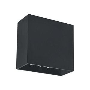 Luminária Arandela Direcionável, Preta,  Led 4W 3000K IP65. GALAXY LED. Cod 9498