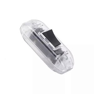 Interruptor centro de cordão ICC-100, CRISTAL 10A 250V. MARGIRIUS. Cod 19610