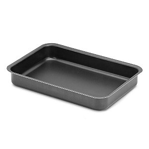 Assadeira retangular alta 28x40x6cm. 5,8l. NIGRO. Antiaderente. Cod. 003228