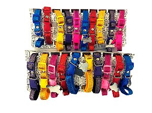 Coleira Glitter para cães. 15mm. CodPTRGB4CV2