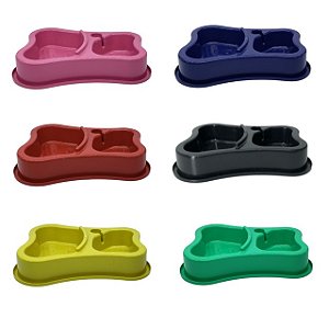 Comedouro Bebedouro duplo automático cães  415/685ml . MenPlast . Cod. 905