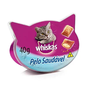 Petisco Para Gatos Adultos Pelo Saudável 40gr. WHISKAS. Cod. 97338