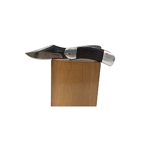 Canivete Aço Inox 420, Cabo Madeira Imbuia. PETEAN. Cod. FQFDKSVRV