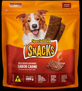 Bifinho Snack Para Cães Sabor Carne, 400g. SPECIAL DOG . Cod 170005001002