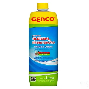 Algicida de Manutenção POOL TRAT 1L, GENCO. Cod. 2633