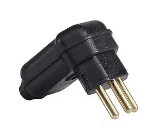 Plugue desmontável 2P+T 90° com prensa cabos MARGIRIUS.