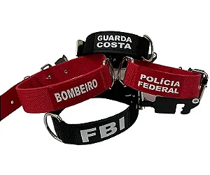 Coleira com sigla 40mm. PAUPET.