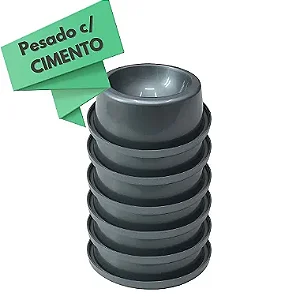 Comedouro bebedouro cães, pesado, aluminizado. MENPLAST.