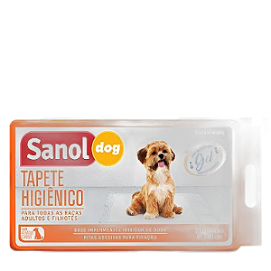 Tapete higiênico 60x80 cm. SANOL.