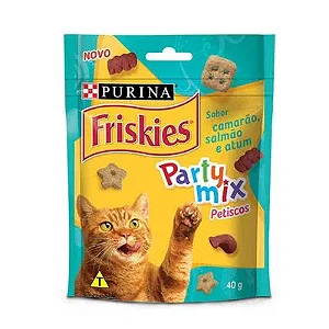 Petisco Sabor camarão Para Gatos Adultos 40g. FRISKIES. Cod. 19679
