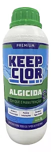 Algicida de choque e manutenção 2em1. KEEPCLOR. 1L. Cod. 926