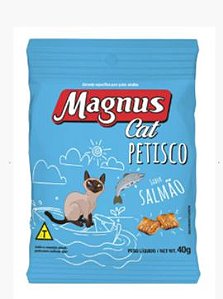 Petisco sabor salmão para gatos adultos 40g. MAGNUS. Cod. 10230990300039