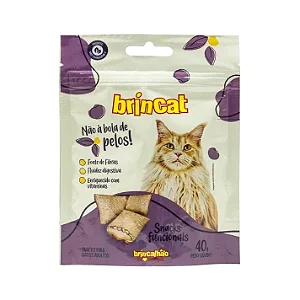 Petisco funcionais para gato bola de pelo 40g.BRINCAT. Cod. 38435
