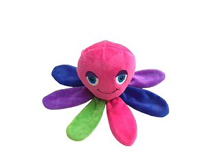 Brinquedo de  Pelúcia Sonoro polvo colorido. SAVANA. Cod DOG273