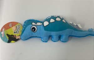 Brinquedo de  Pelúcia Sonoro polacantinho baby azul . SAVANA. Cod DOg366AZ