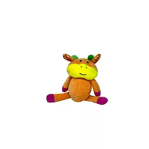 Brinquedo de  Pelúcia Sonoro cervo Laranja. SAVANA. Cod DOG277