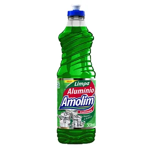 Limpa alumínio tradicional 500ml. AMOLIM. Cod.22919