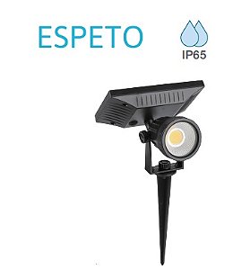 Luminária Jardim Espeto Solar, 1W VERDE, IP65, GALAXY LED. Cod. 9635