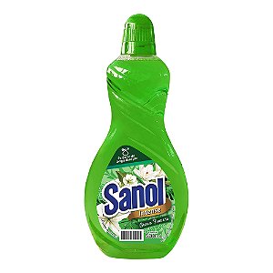 Limpador perfumado desinfetante green flowers 500ml. SANOL. Cod. 4604