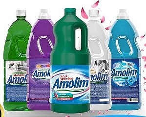 Kit limpeza 6 itens 2l. AMOLIM. Cod, 1007